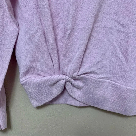 White + Warren Twisted Hem Crewneck Sweater - Picture 3 of 7